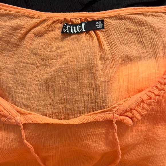 CRUEL GIRL ELASTIC NECK TOP - Picture 2 of 5